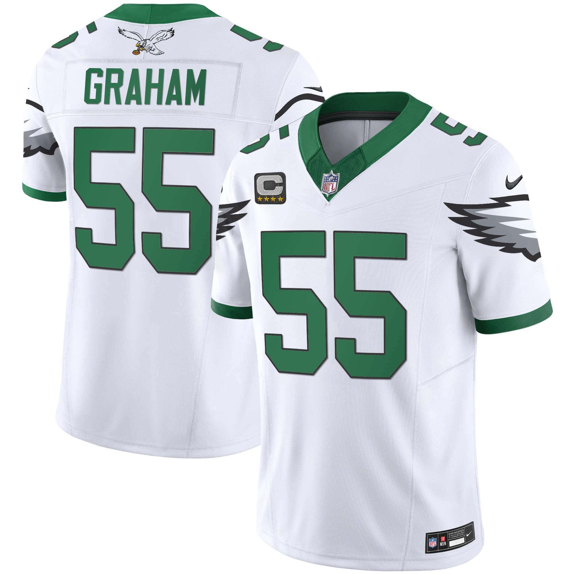 Men Philadelphia Eagles #55 Graham White 2024 Nike Vapor Limited NFL Jersey->indianapolis colts->NFL Jersey